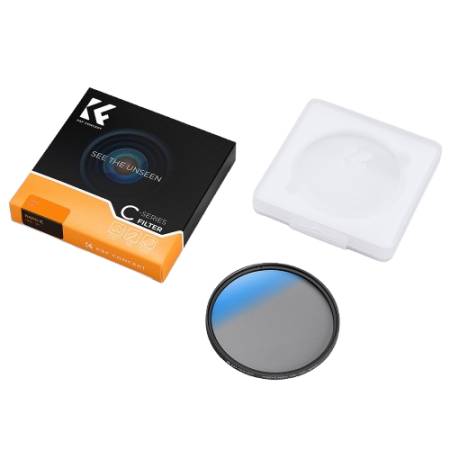 K&F Concept KF4310 Nano-C HMC - kołowy filtr polaryzacyjny, filtr CPL, 82mm - zawartość zestawu